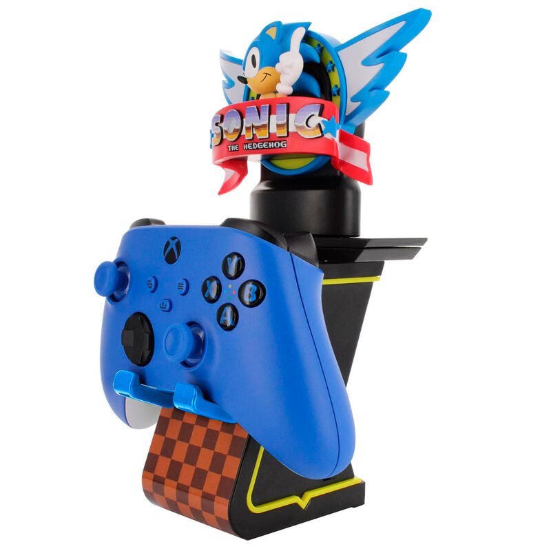 Sonic The Hedgehog Classic Sonic clamping bracket Cable guy Ikon 20cm 11