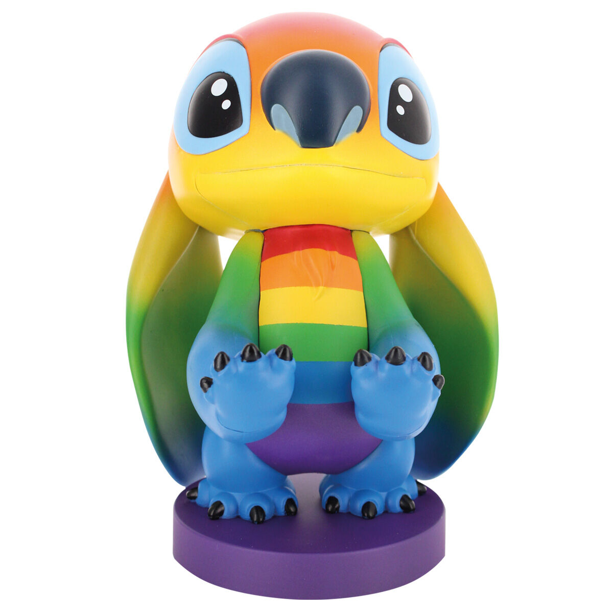 Disney Stitch Rainbow figure clamping bracket Cable guy 20cm 1