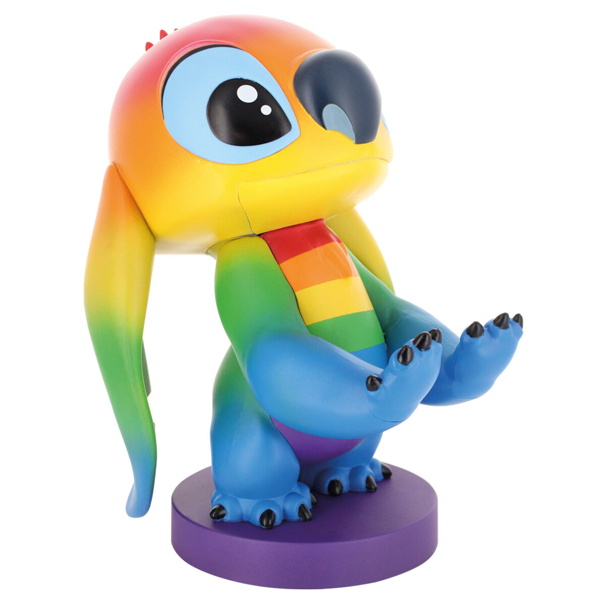 Disney Stitch Rainbow figure clamping bracket Cable guy 20cm 5