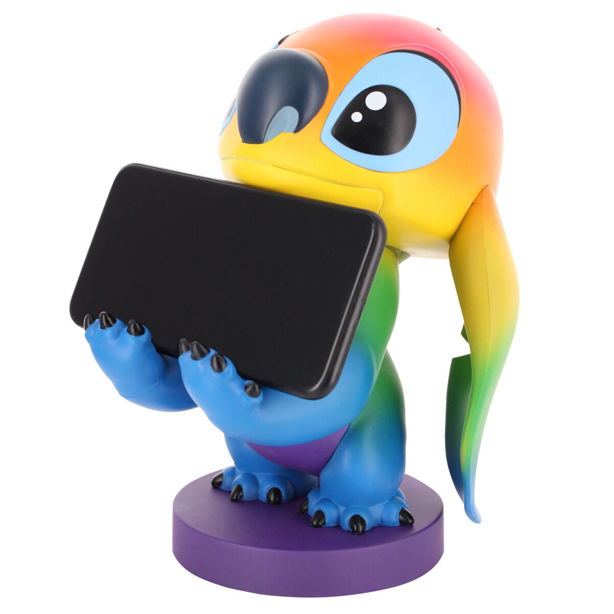 Disney Stitch Rainbow figure clamping bracket Cable guy 20cm 7