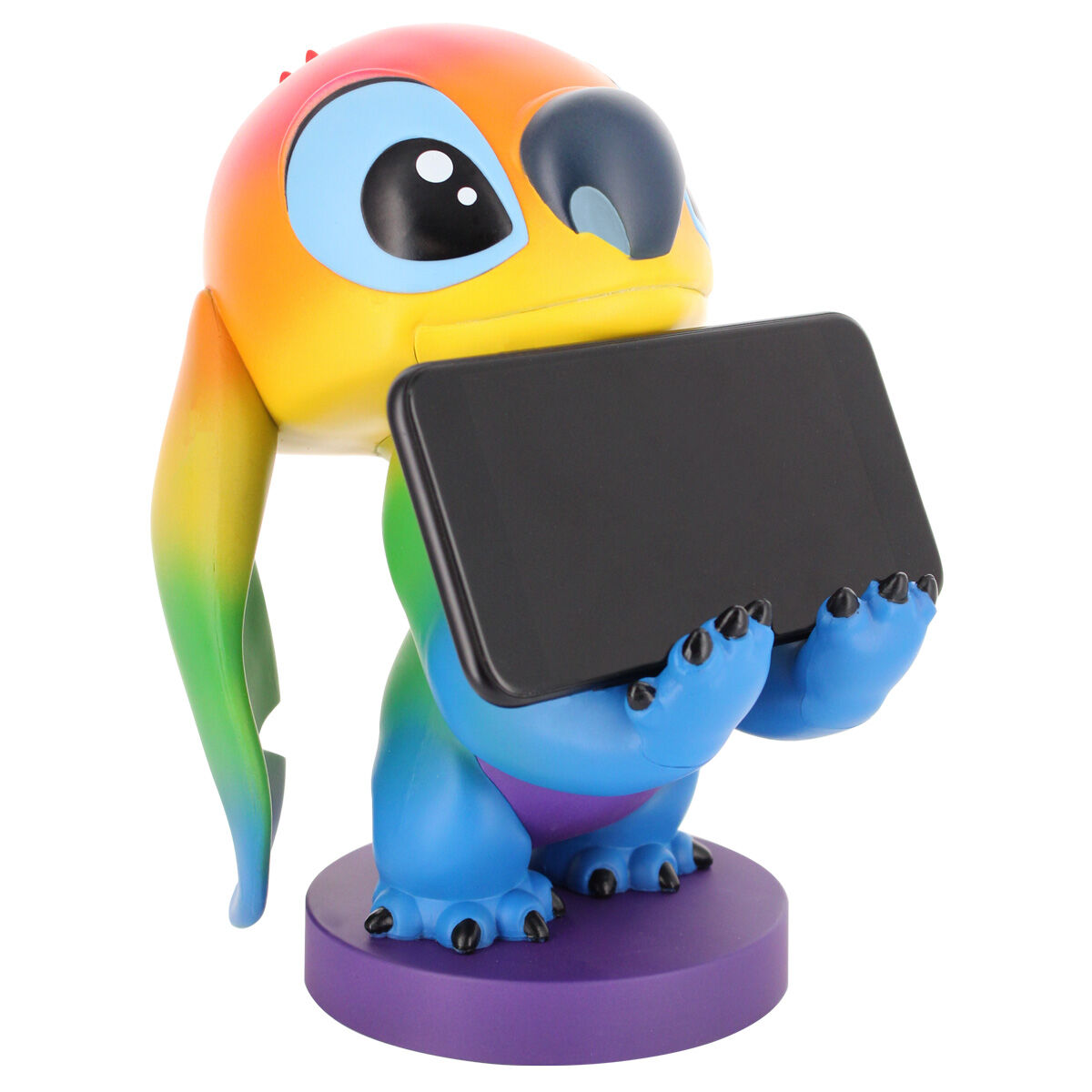 Disney Stitch Rainbow figure clamping bracket Cable guy 20cm 12