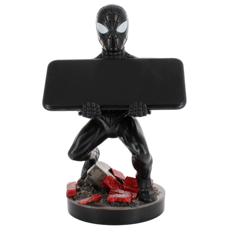 Marvel Symbiote Spider-Man figure clamping bracket Cable guy 21cm 4