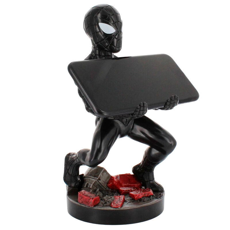 Marvel Symbiote Spider-Man figure clamping bracket Cable guy 21cm 5