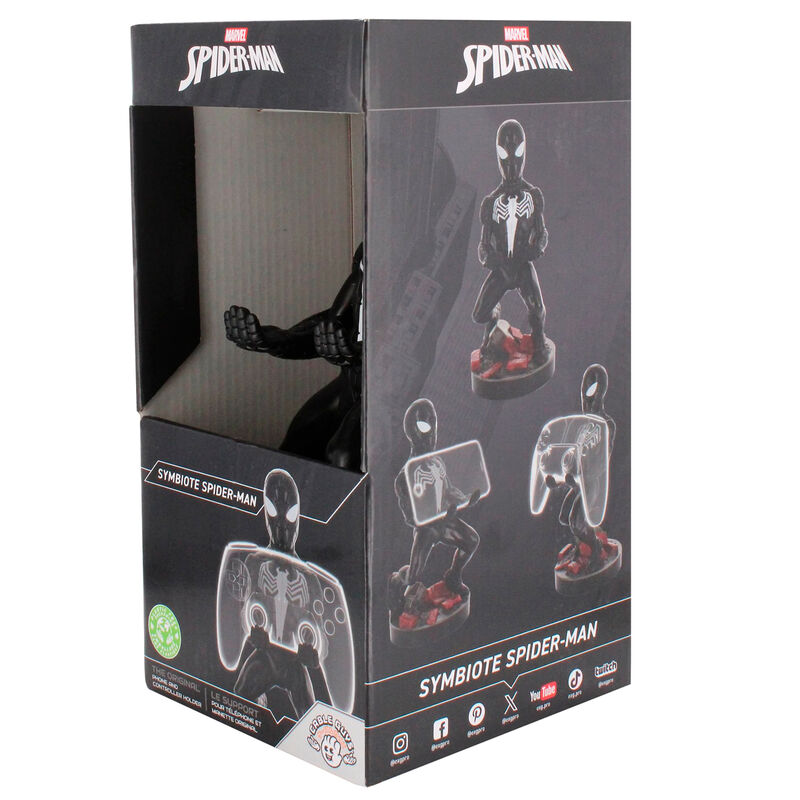 Marvel Symbiote Spider-Man figure clamping bracket Cable guy 21cm 11