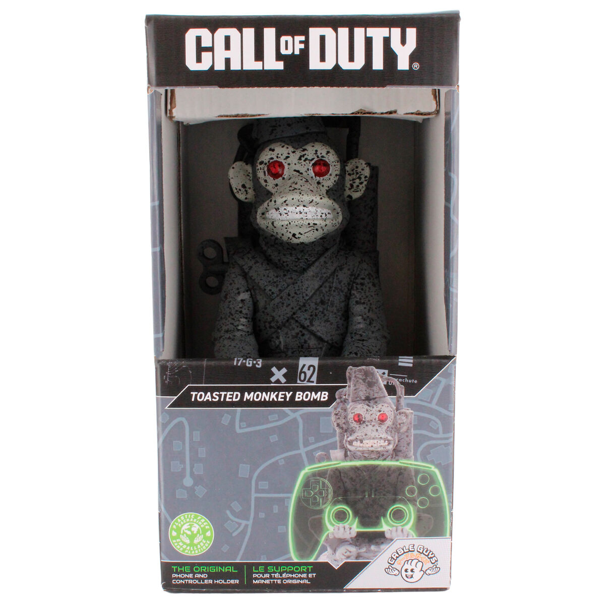 Call of Duty Toasted Monkey Bomb figure clamping bracket Cable guy 21cm 9