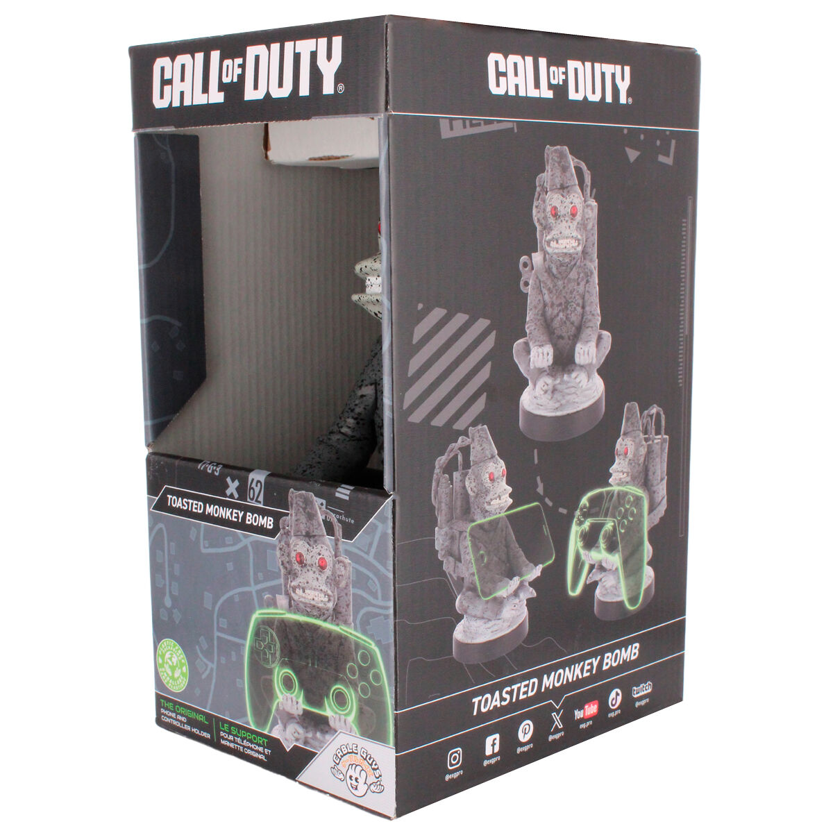 Call of Duty Toasted Monkey Bomb figure clamping bracket Cable guy 21cm 10