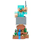 Minecraft Diamond Steve Cable guy 20cm - Thumbnail 1