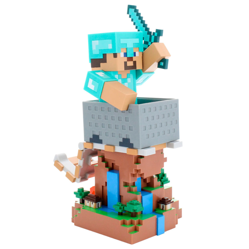 Minecraft Diamond Steve Cable guy 20cm 2