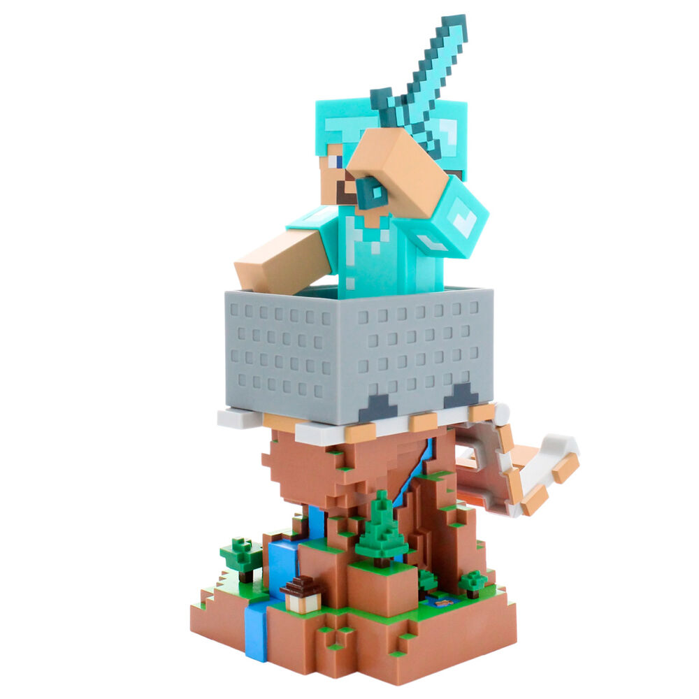 Minecraft Diamond Steve Cable guy 20cm 3