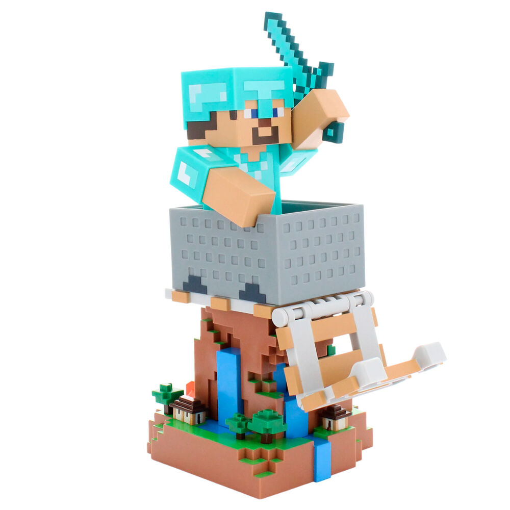 Minecraft Diamond Steve Cable guy 20cm 6