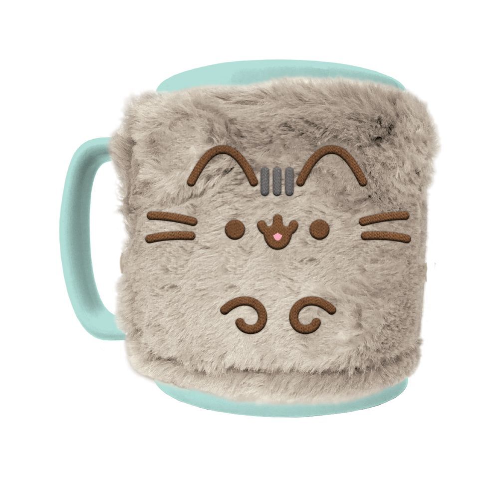 Pusheen Mug with teddy bear cover 440ml 1