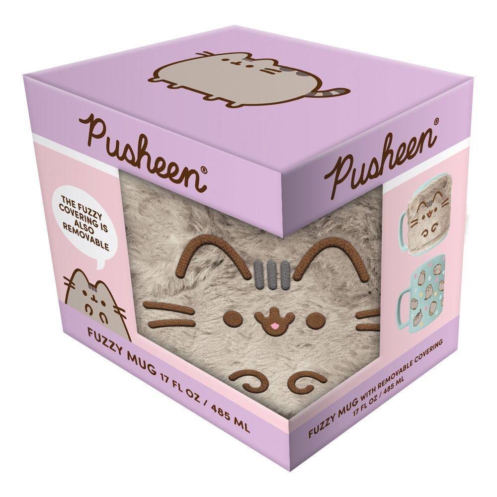 Pusheen Mug with teddy bear cover 440ml 4