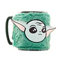 Star Wars Mandalorian Grogu Mug with teddy bear cover 440ml - Thumbnail 1