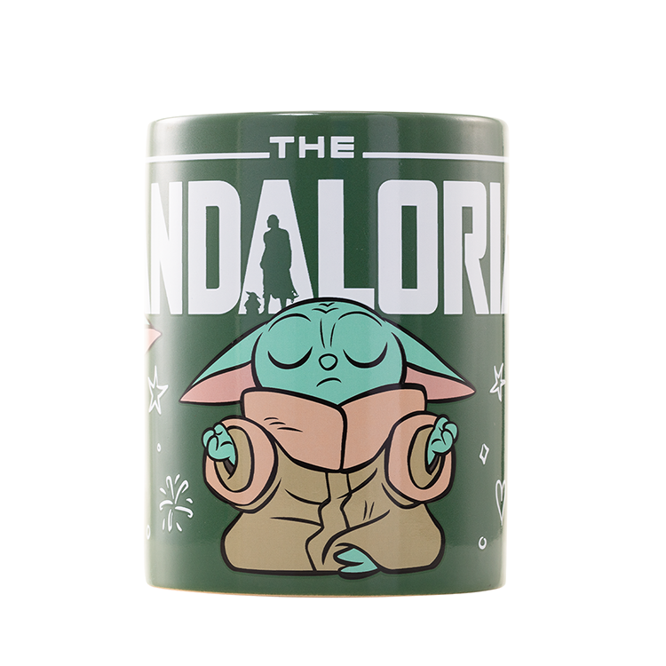 Star Wars Mandalorian Grogu Mug with teddy bear cover 440ml 3