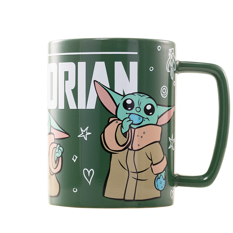 Star Wars Mandalorian Grogu Mug with teddy bear cover 440ml 5