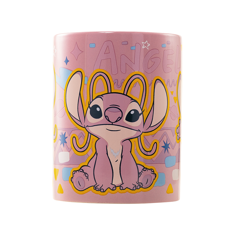 Disney Stitch Angel Mug with teddy bear cover 5