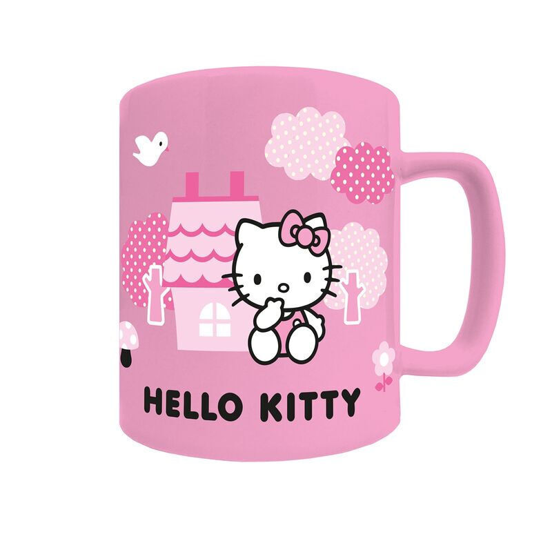 Hello Kitty Mug with teddy bear cover 440ml 1