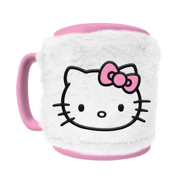 Hello Kitty Mug with teddy bear cover 440ml 2