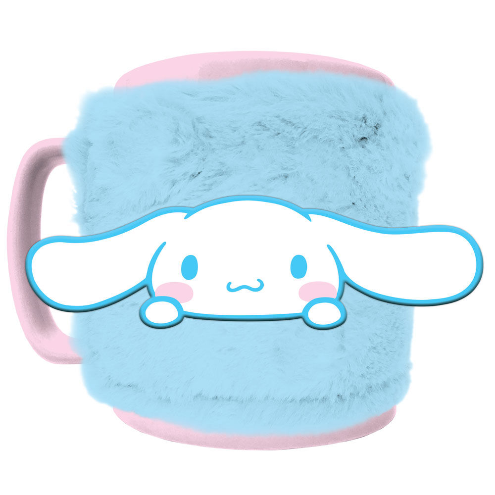 Hello Kitty Cinnamoroll Mug with teddy bear cover 440ml 1