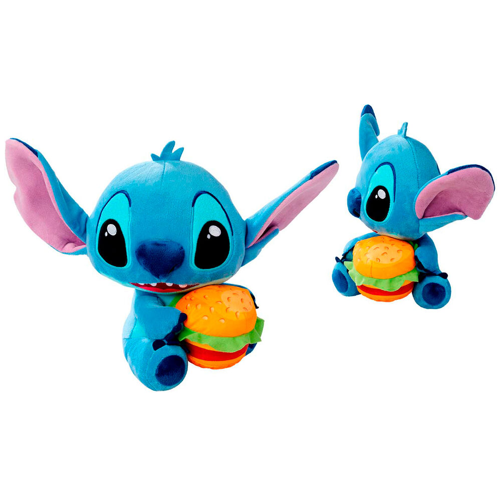 Disney Stitch Hamburger plush toy 25cm 2