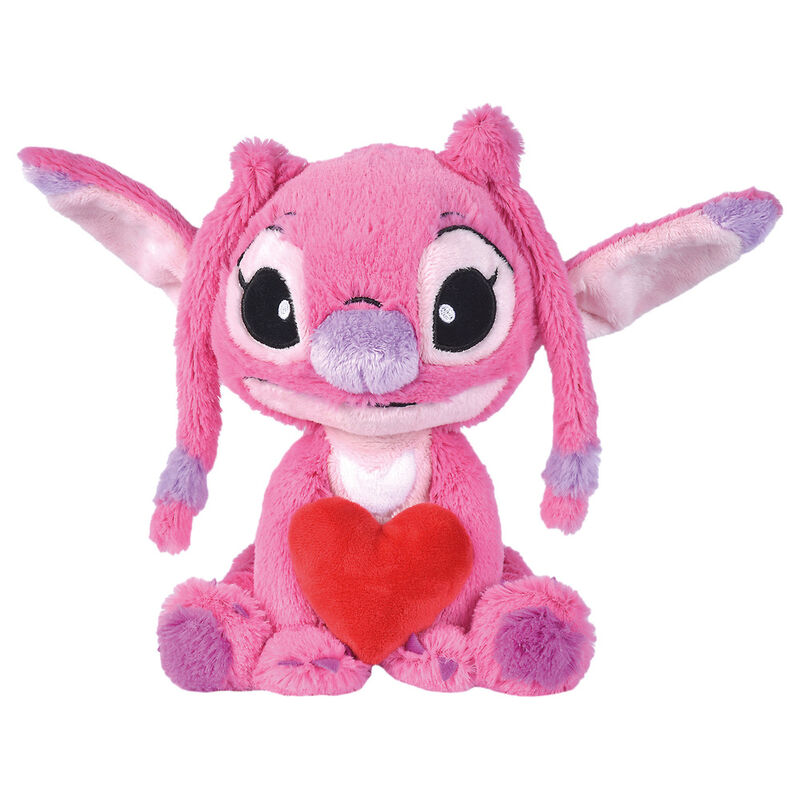 Disney Stitch Angel heart plush toy 25cm 1