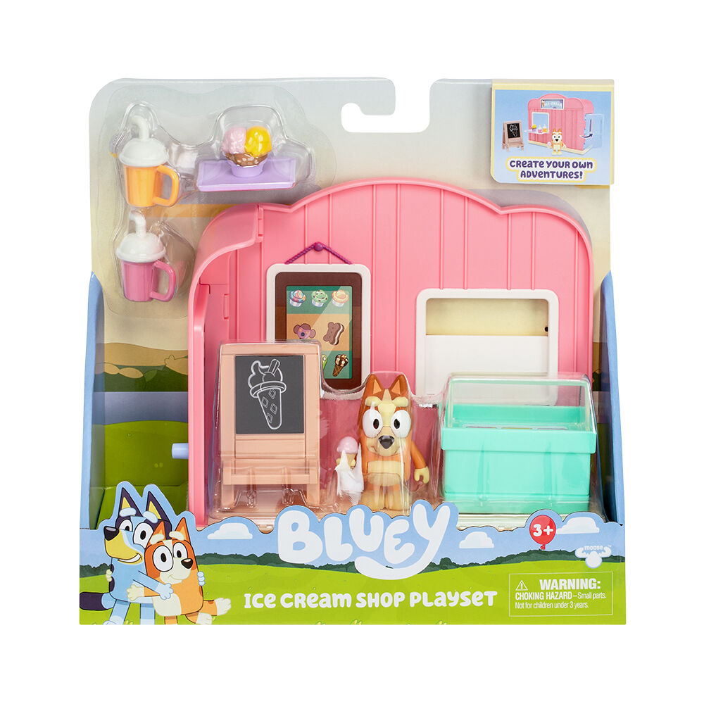 Bluey Ice Cream Shop Mini playset assorted 5