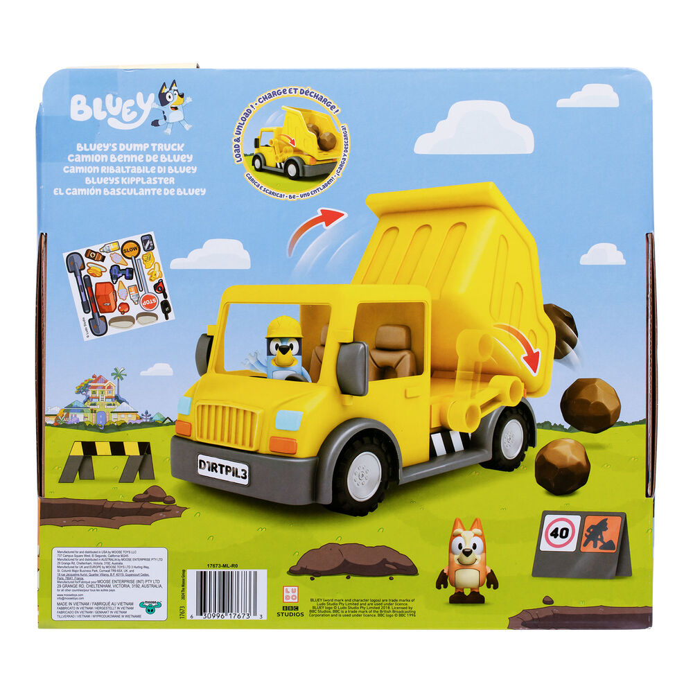 Bluey Dump Truck + figures 6