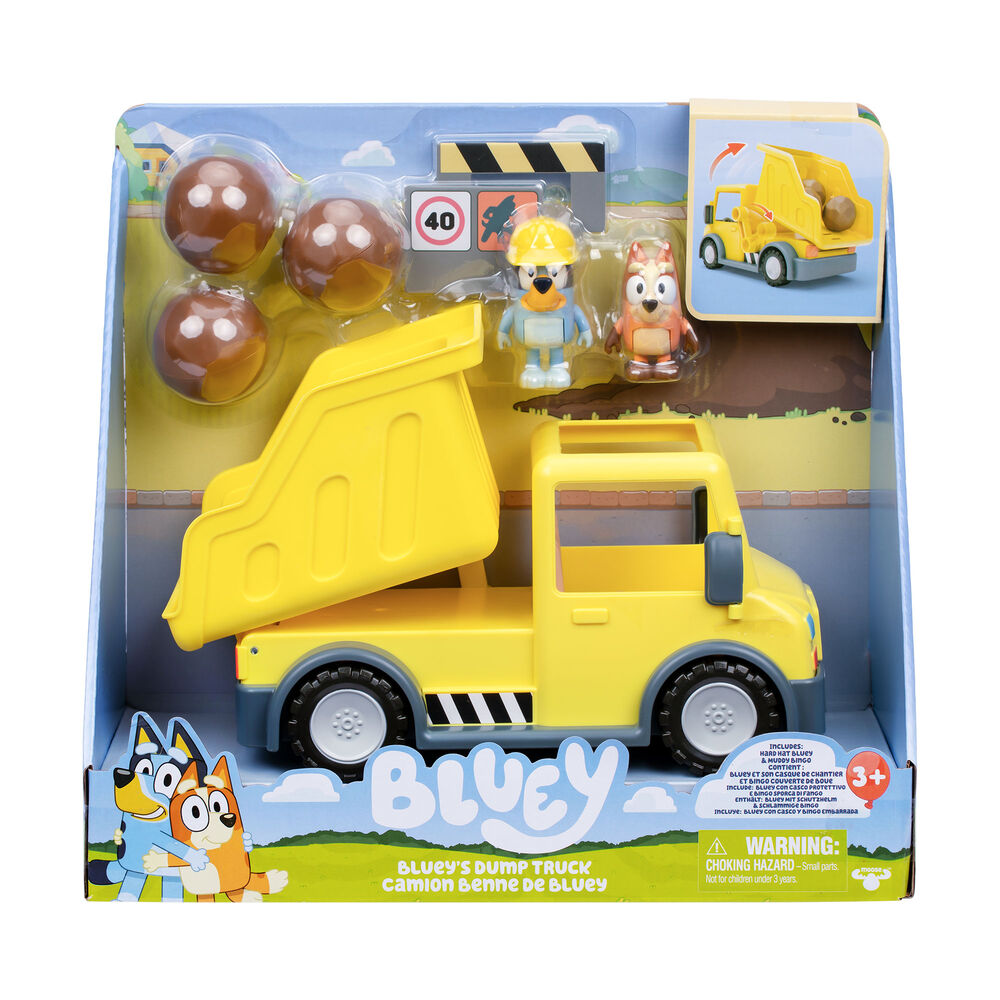 Bluey Dump Truck + figures 8