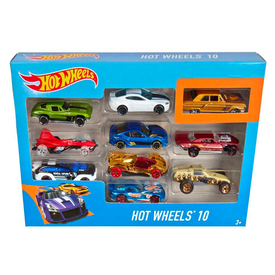 Hot Wheels blister 10 assorted cars 3