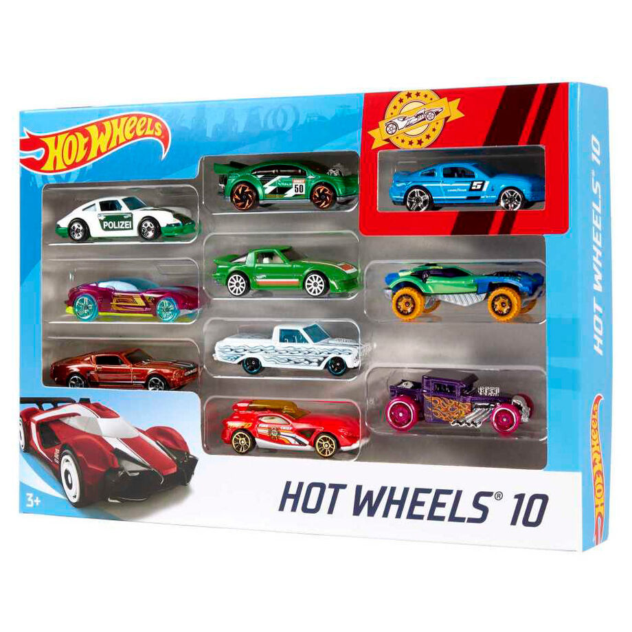 Hot Wheels blister 10 assorted cars 5