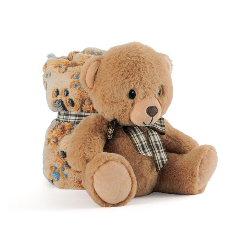 Teddy Bear Soft blanket + plush toy 22cm 1