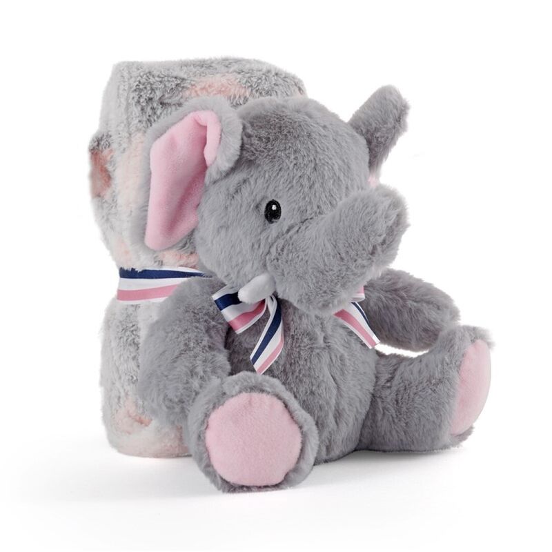 Allie Elephant Soft blanket + plush toy 22cm 1