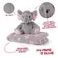 Allie Elephant Soft blanket + plush toy 22cm - Thumbnail 3