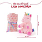 Lily Unicorn Soft blanket + plush toy 22cm - Thumbnail 2