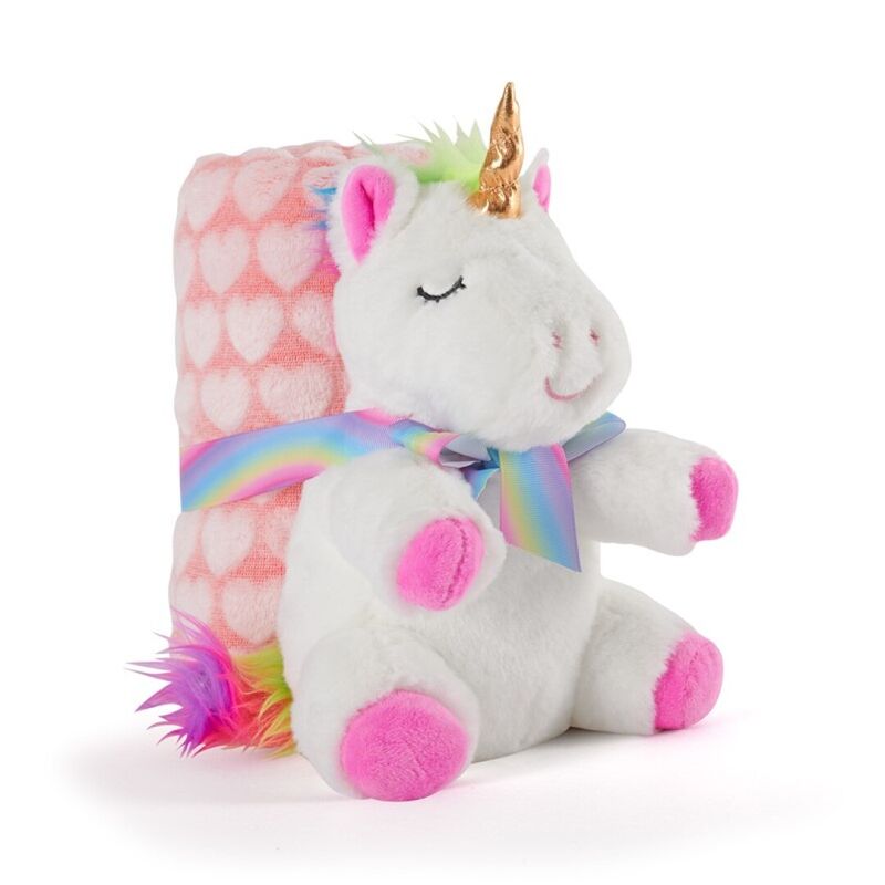 Tiara Unicorn Soft blanket + plush toy 22cm 1