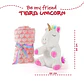 Tiara Unicorn Soft blanket + plush toy 22cm - Thumbnail 2