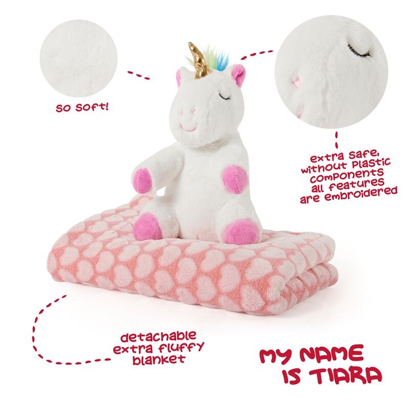 Tiara Unicorn Soft blanket + plush toy 22cm 3