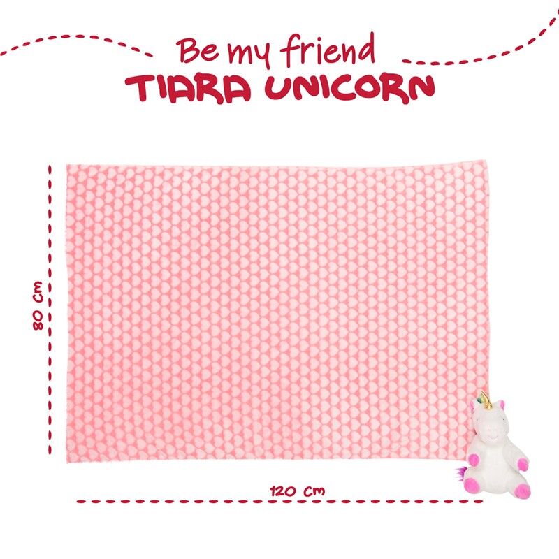 Tiara Unicorn Soft blanket + plush toy 22cm 4