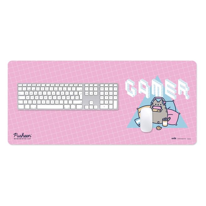 Pusheen gaming desk mat 1