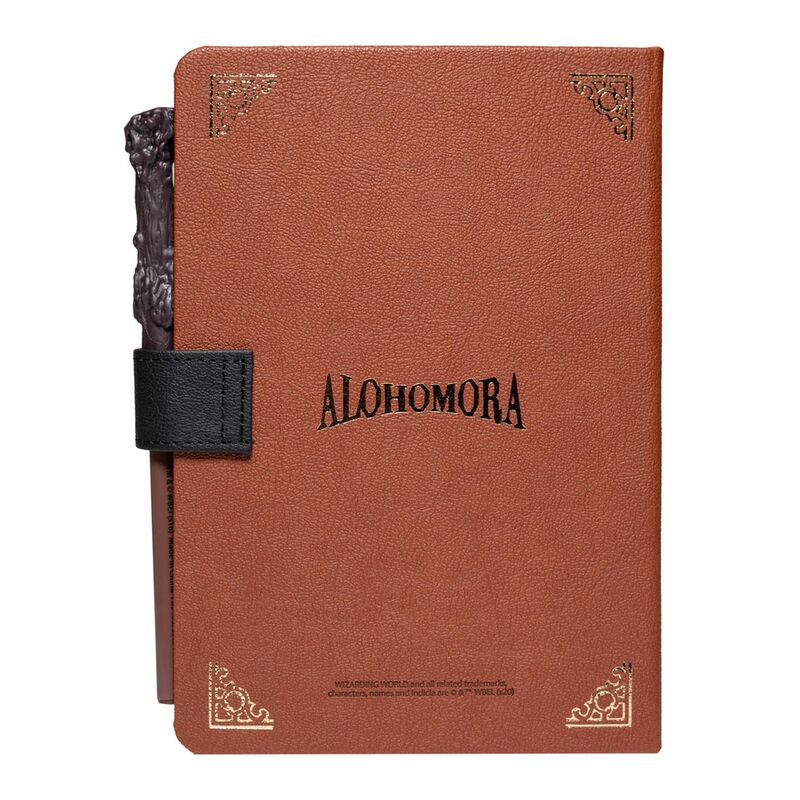 Harry Potter Hogwart A5 premium notebook + wand pen 2