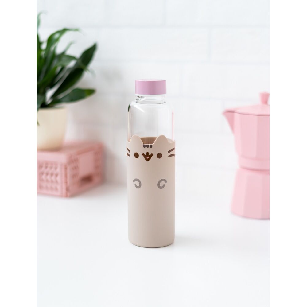 Pusheen glass bottle 500ml 5