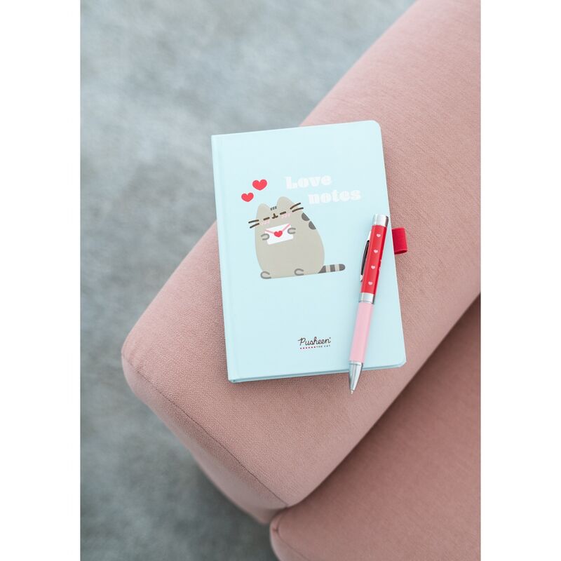 Pusheen Purrfect Love A5 premium notebook + projector pen 5