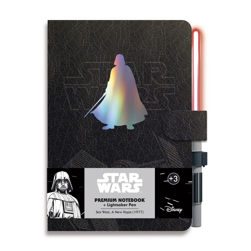 Star Wars Darth Vader A5 premium notebook + light saber pen 1