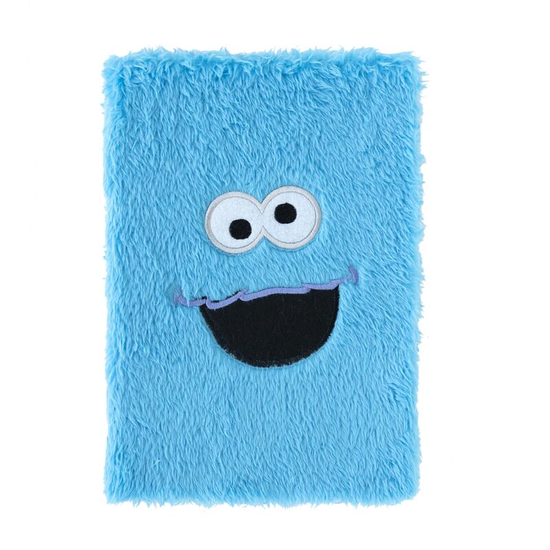 Sesame Street Cookie Monster A5 premium plush notebook 1