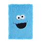 Sesame Street Cookie Monster A5 premium plush notebook - Thumbnail 1