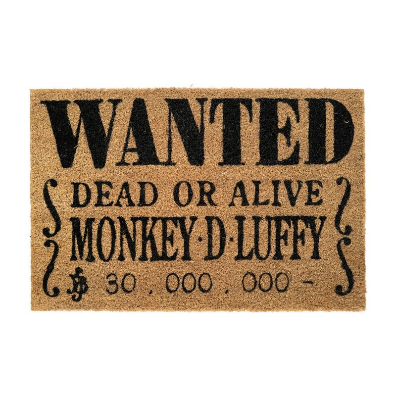 One Piece Wanted Monkey D Luffy doormat 1