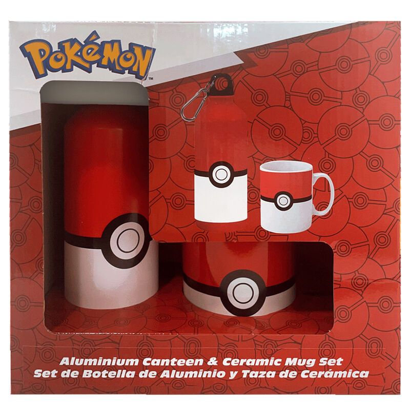 Pokemon mug + aluminium bottle set 1
