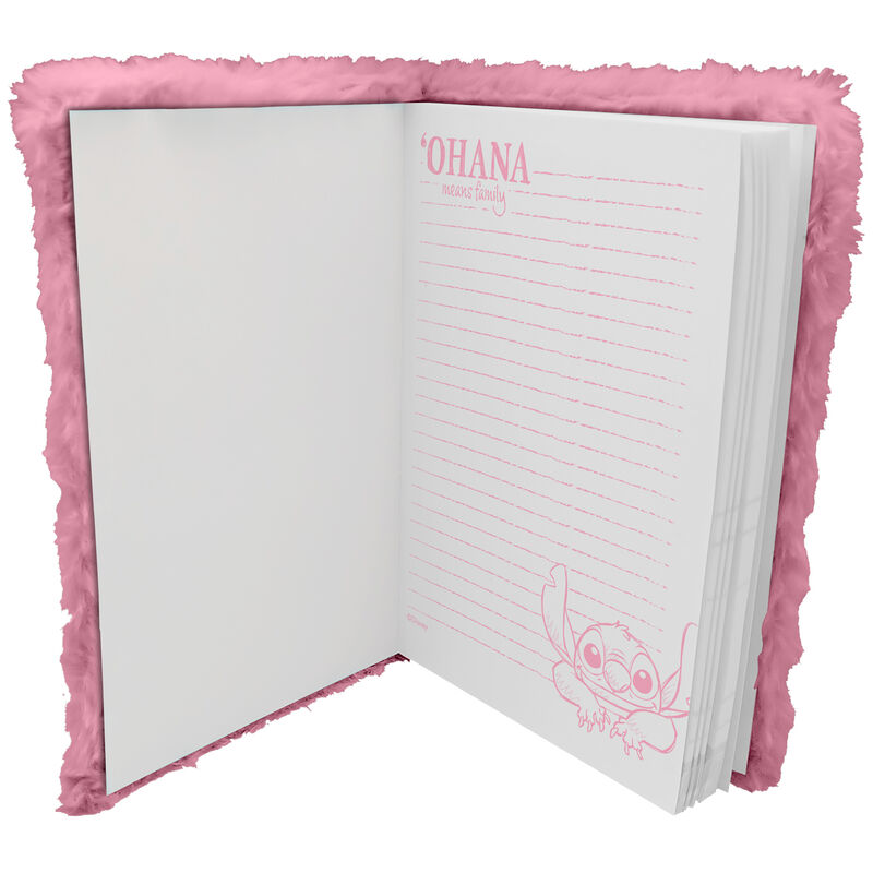 Disney Stitch plush notebook 2