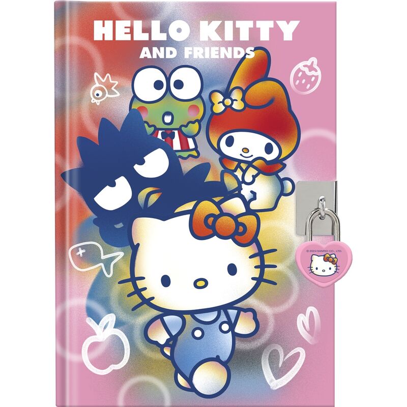 Hello Kitty Diary + magic pen + topper pen 3