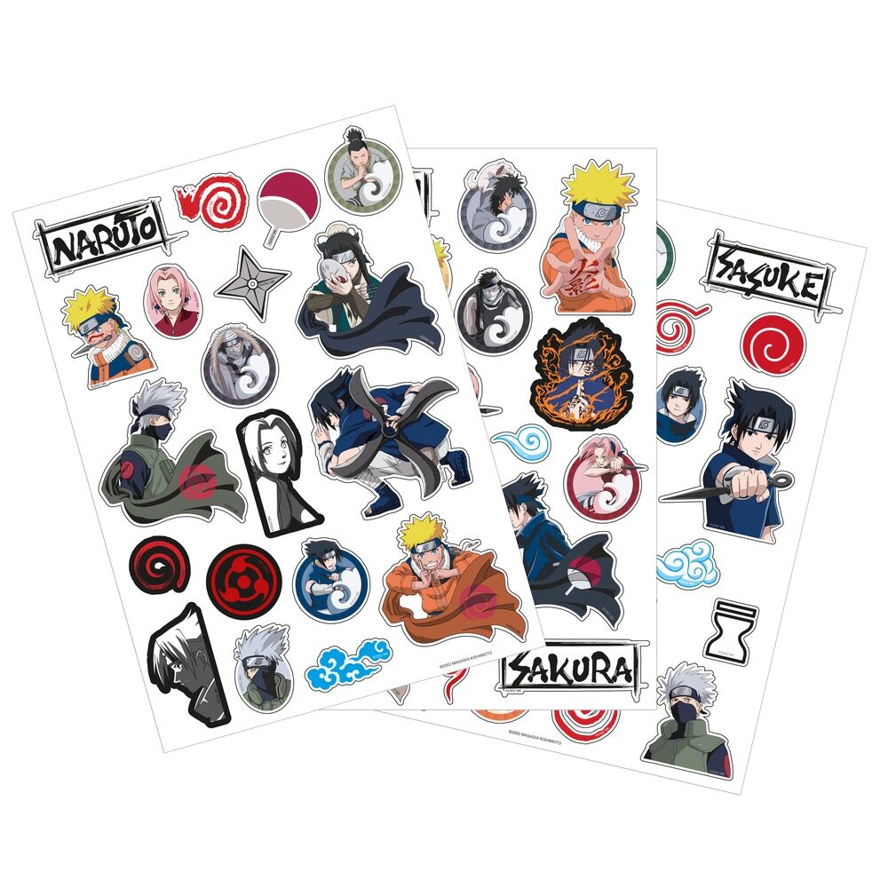 Naruto Shippuden Removable sticker set 1
